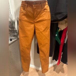 Nwt Gianni bunk camel coated denim